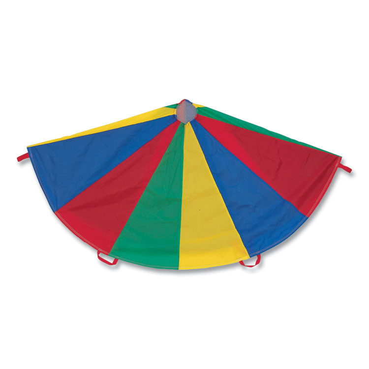 Champion Sports - Nylon Multicolor Parachute, 12 ft dia, 12 Handles