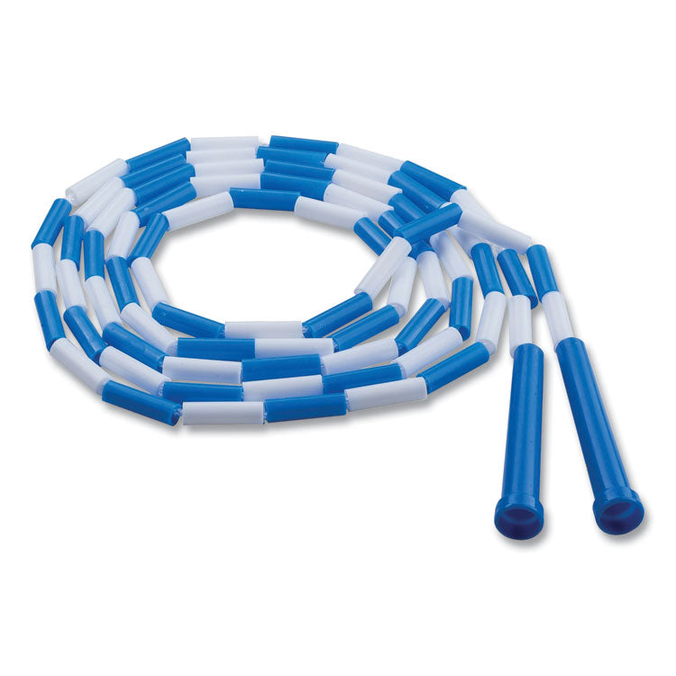 Champion Sports - Segmented Plastic Jump Rope, 9 ft, Blue/White