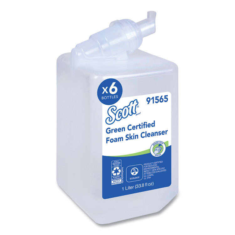 Scott - Essential Green Certified Foam Skin Cleanser, Neutral, 1,000 mL Bottle