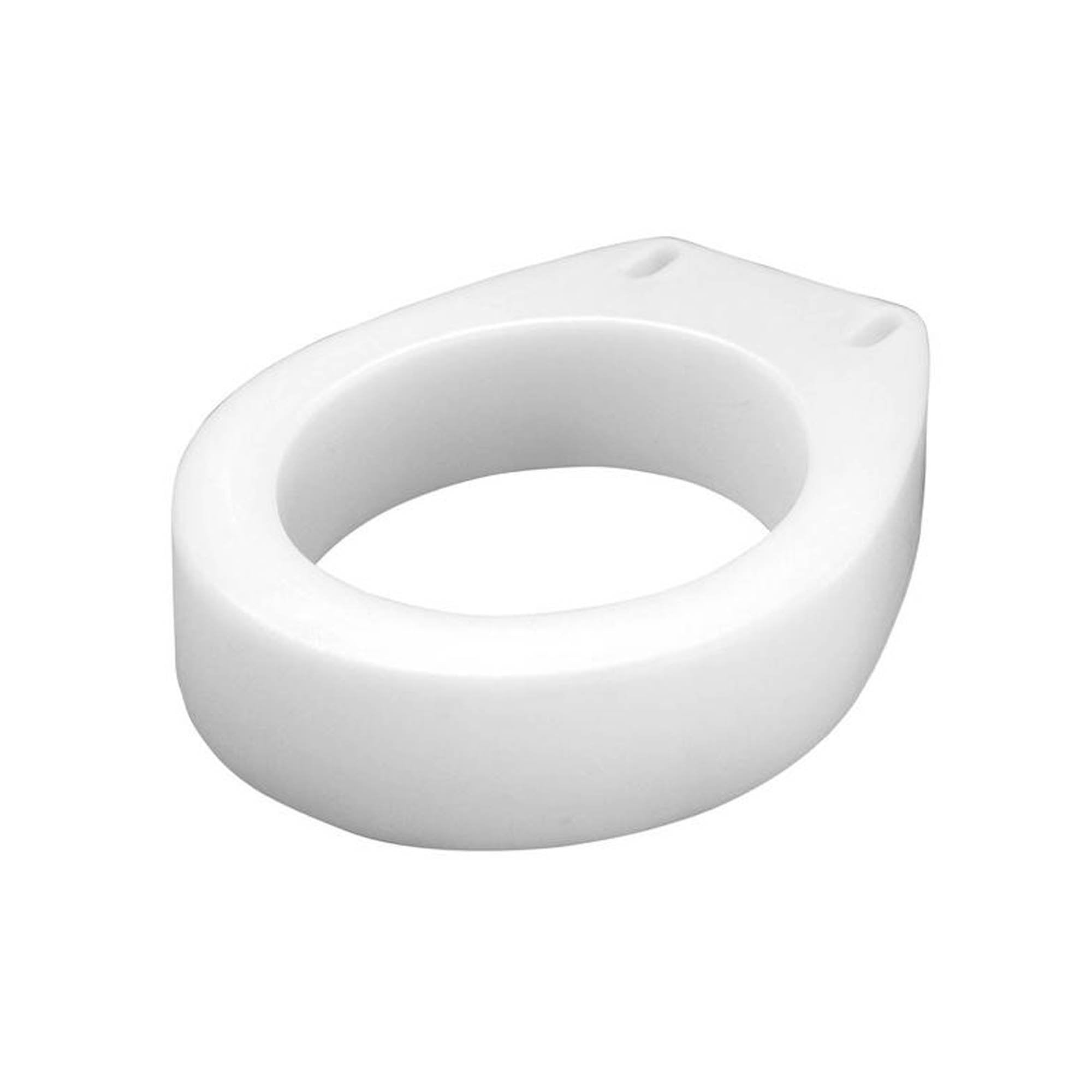 Apex-Carex Healthcare - Elongated Raised Toilet Seat Carex® 3-1/2 Inch Height White 300 lbs. Weight Capacity [4/CS] (421042_CS)