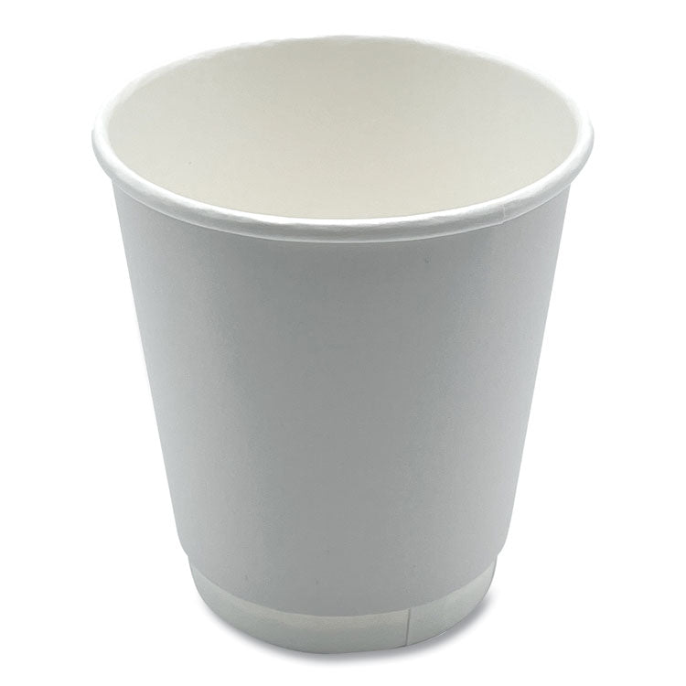 Boardwalk - Paper Hot Cups, Double-Walled, 10 oz, White, 500/Carton