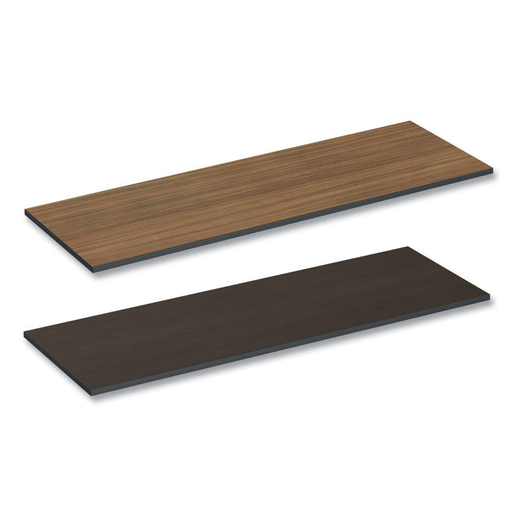 Alera - Reversible Laminate Table Top, Rectangular, 71.5w x 23.63d, Espresso/Walnut