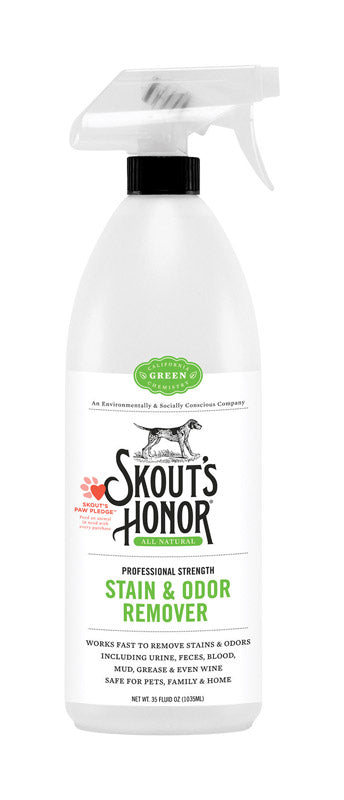 SKOUT'S HONOR - Skout's Honor Dog Pet Stain and Odor Remover 35 oz