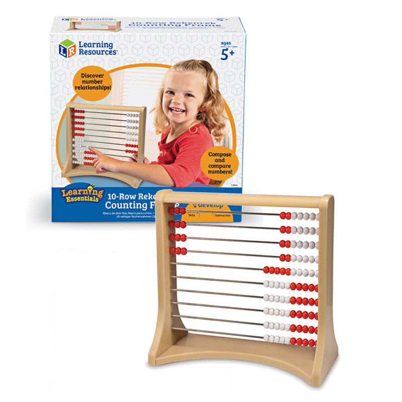 LEARNING RESOURCES - 10-Row Rekenrek Counting Frame