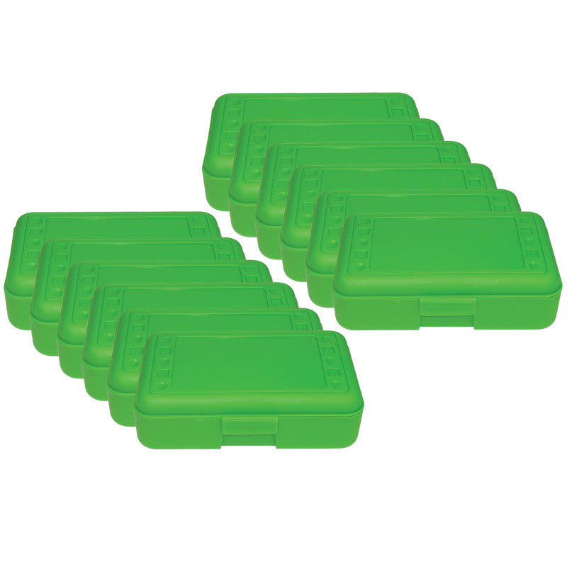 ROMANOFF - Pencil Box, Lime Opaque, Pack of 12