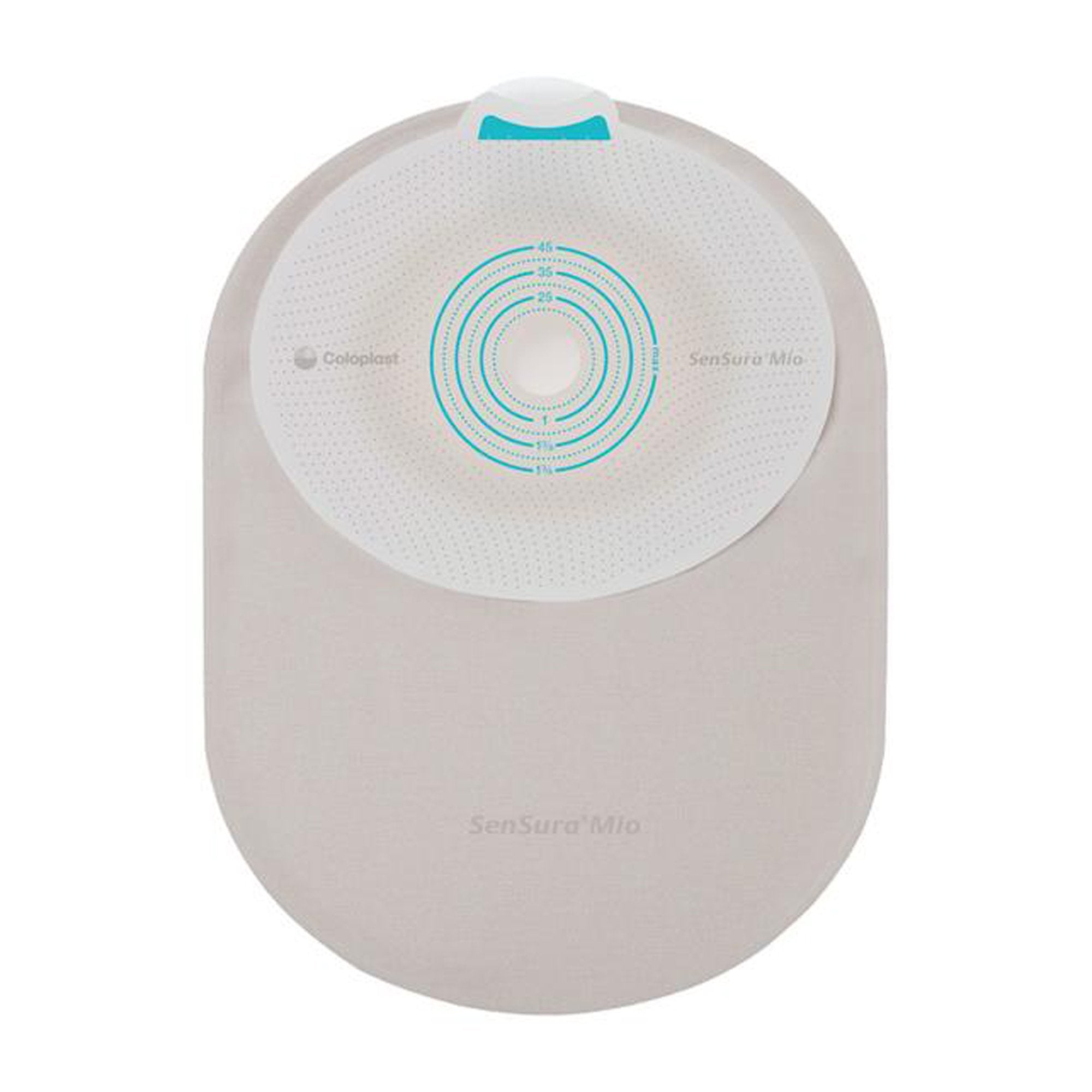 Coloplast - Ostomy Pouch SenSura® Mio One-Piece System 8-1/4 Inch Length, Maxi Flat, Trim to Fit 5/8 to 1-3/4 Inch Stoma Closed End [30/BX]