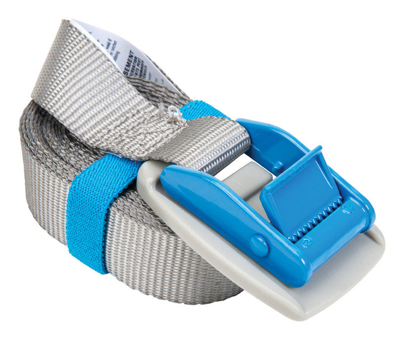 KEEPER - Keeper 1 in. W X 10 ft. L Gray Lashing Strap 200 lb 1 pk