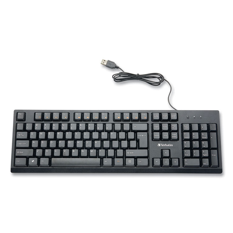 Verbatim - Wired Keyboard, Black