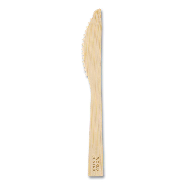 World Centric - Bamboo Cutlery, Knife, 6.7", Natural, 2,000/Carton