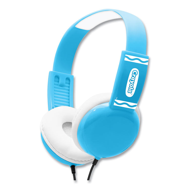 Crayola - Cheer Wired Headphones, Blue/White