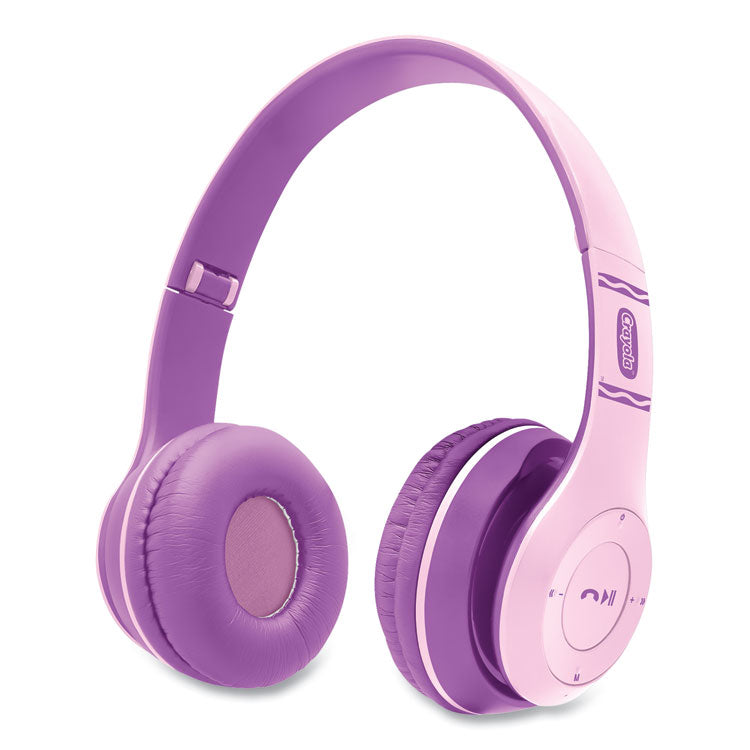 Crayola - Boost Active Wireless Headphones, Pink/Purple