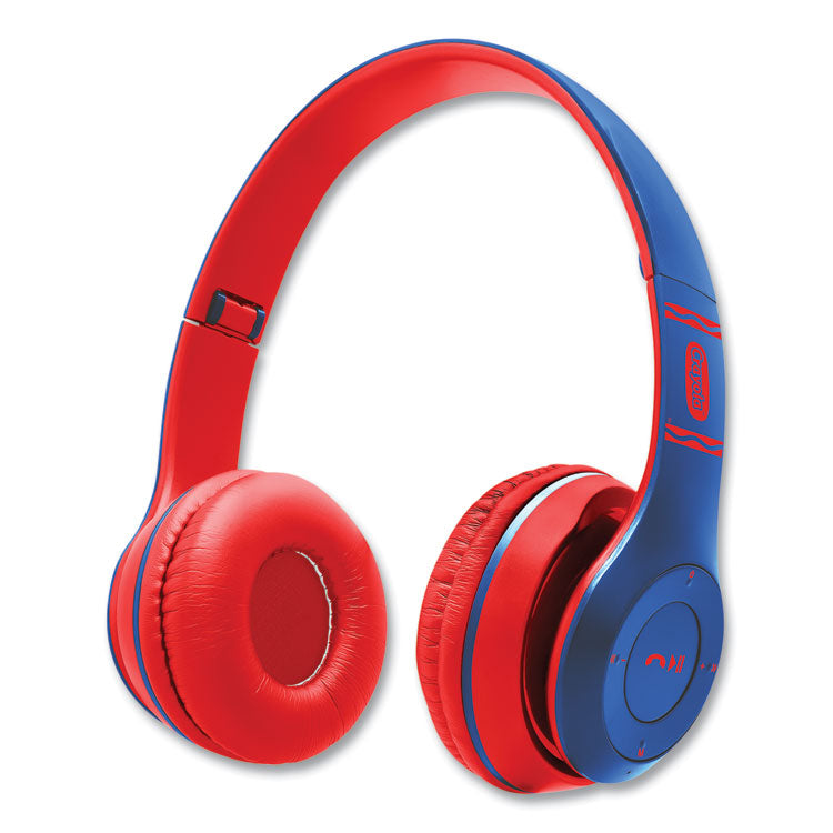 Crayola - Boost Active Wireless Headphones, Blue/Red