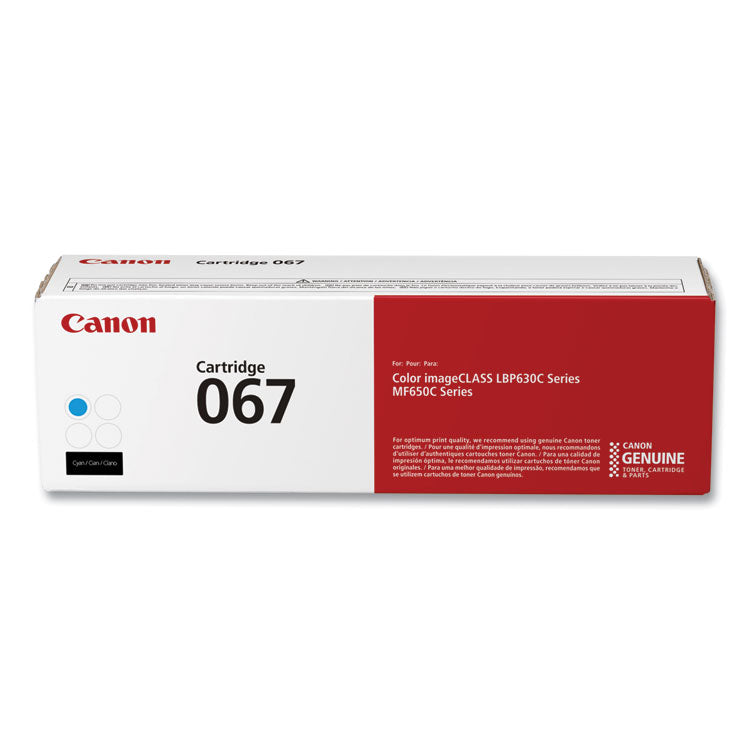 Canon - 5101C001 (067) Toner, 1,250 Page-Yield, Cyan