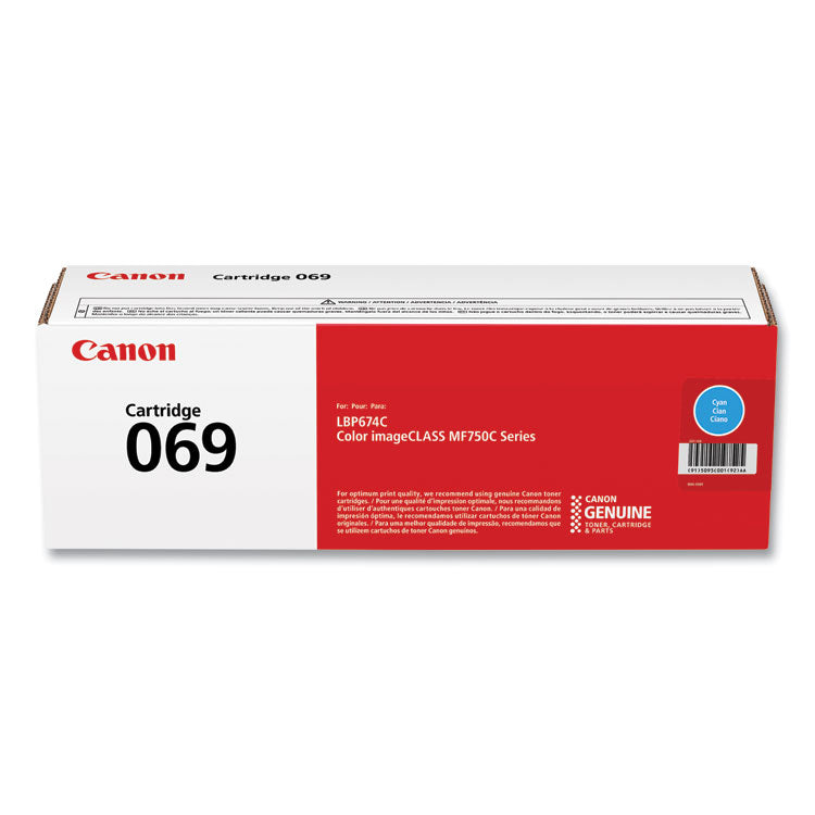 Canon - 5093C001 (069) Toner, 1,900 Page-Yield, Cyan