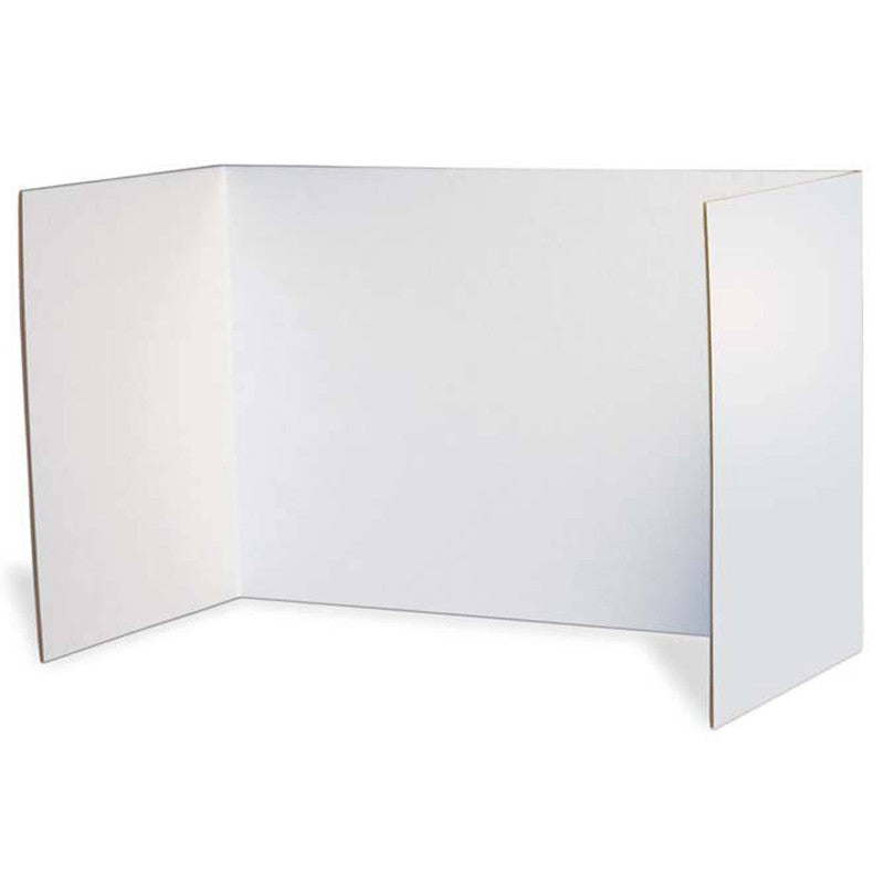 PACON - Privacy Boards, White, 48" x 16", 4 Boards