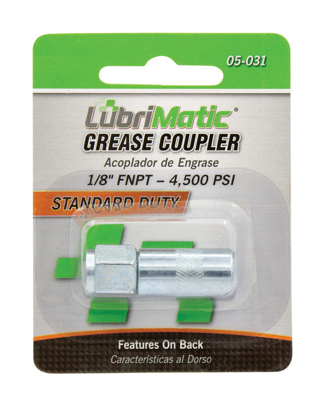 LUBRIMATIC - Lubrimatic 1/8 in. Straight Grease Gun Coupler 1 pk