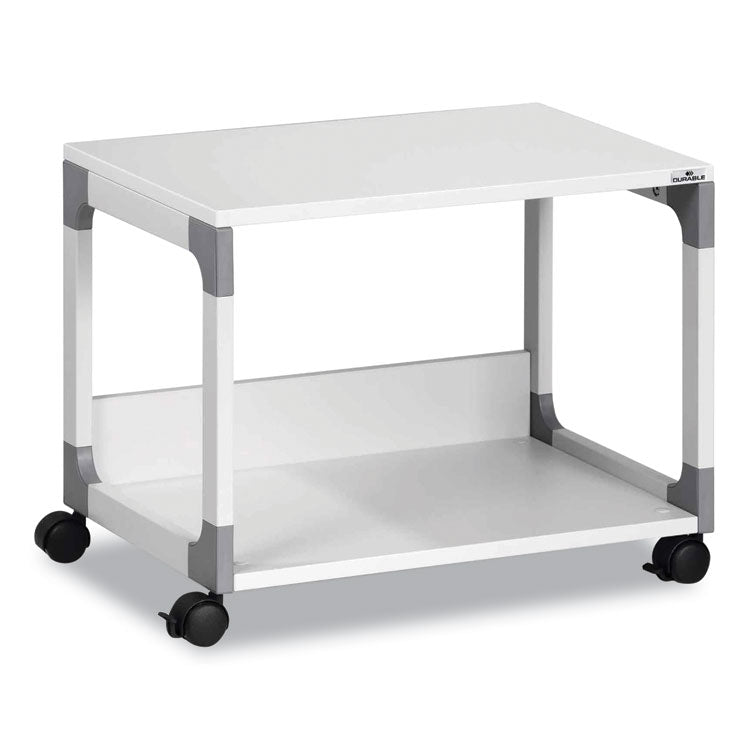 Durable - System 48 Multi-Function Trolley, Metal, 2 Shelves, 23.6 x 18.7 x 17, Gray