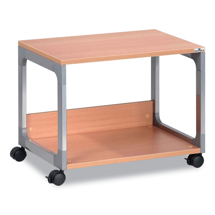 Durable - System 48 Multi-Function Trolley, Metal, 2 Shelves, 23.6 x 18.7 x 17, Beech