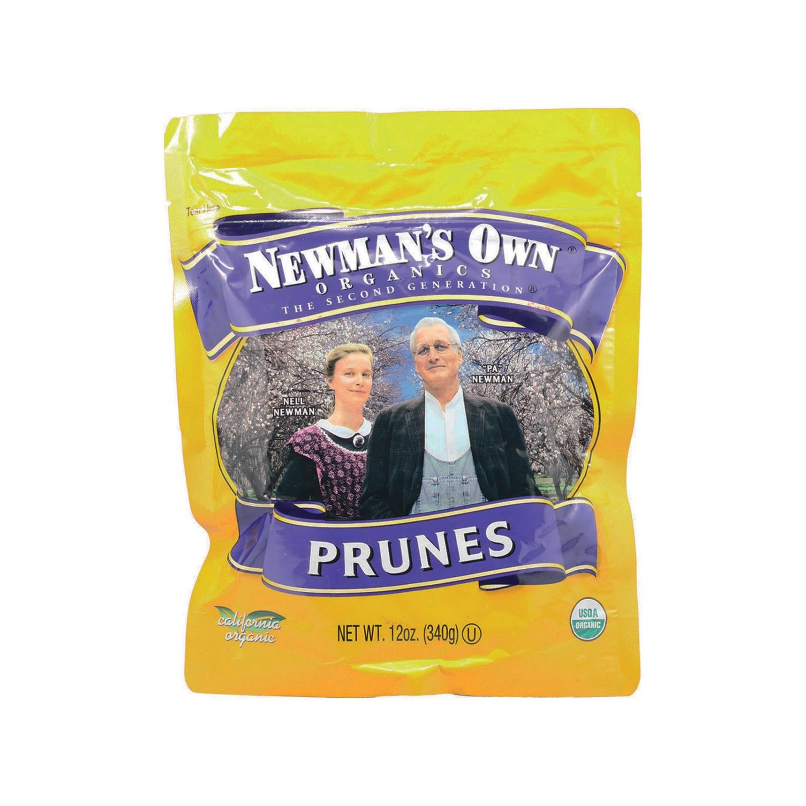 Newman's Own Organics Organic Pitted - Prunes - Case of 12 - 12 oz.