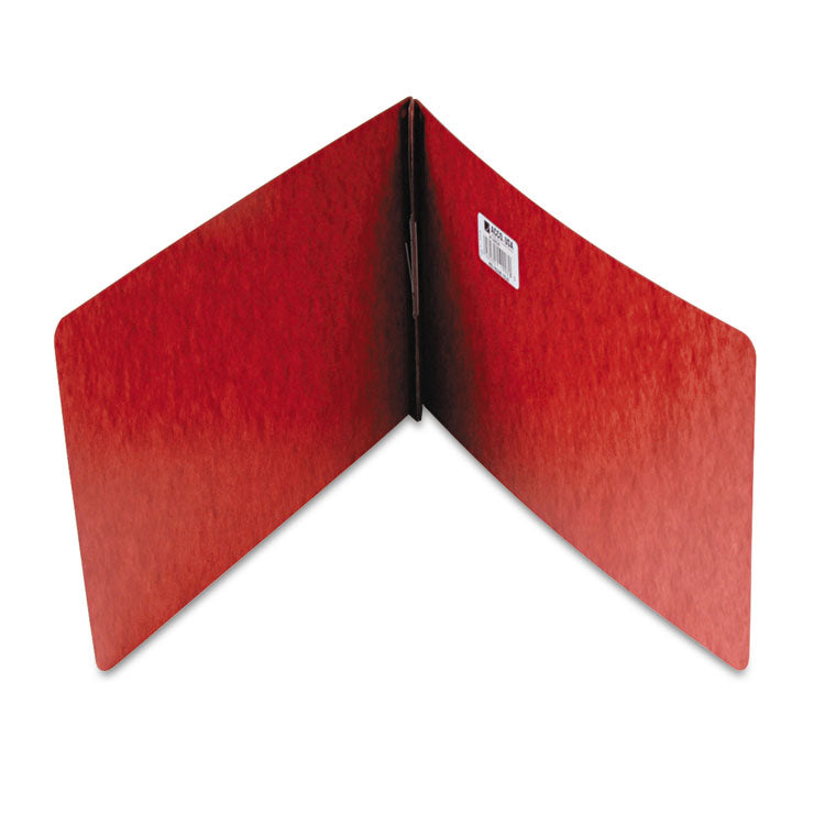 ACCO - Pressboard Report Cover with Tyvek Reinforced Hinge, Two-Piece Prong Fastener, 2" Capacity, 8.5 x 14, Red/Red