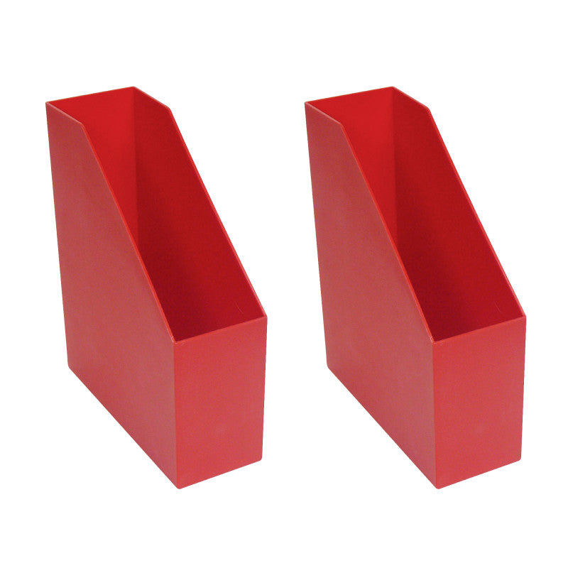 ROMANOFF - Magazine File, Red, Pack of 2