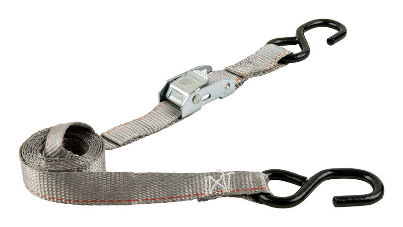 KEEPER - Keeper 1 in. W X 6 ft. L Gray Tie Down 400 lb 1 pk