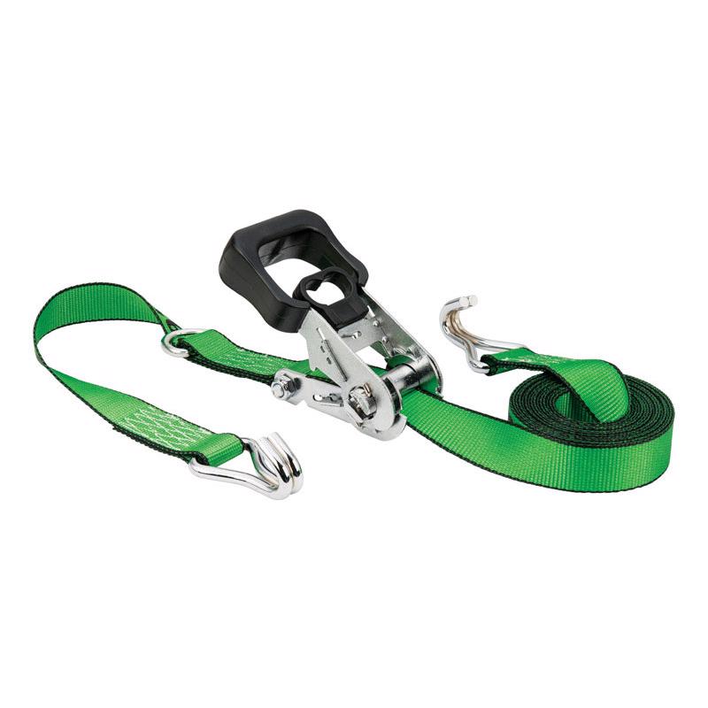 KEEPER - Keeper 1.5 in. W X 16 ft. L Green Ratchet Tie Down Strap 1666 lb 1 pk