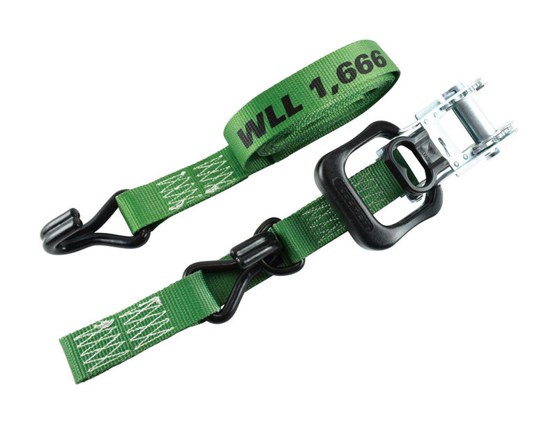 KEEPER - Keeper 1.5 in. W X 12 ft. L Forest Green Ratchet Tie Down Strap 1666 lb 1 pk