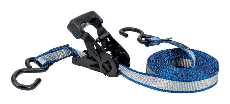 KEEPER - Keeper 1 in. W X 14 ft. L Gray Ratchet Tie Down Strap 500 lb 1 pk