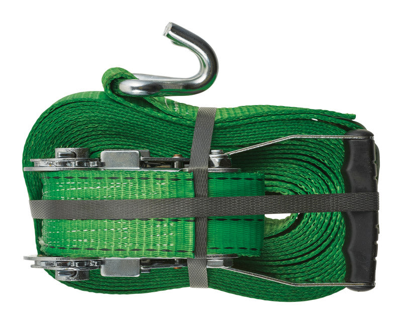 KEEPER - Keeper 2 in. W X 30 ft. L Green Ratchet Tie Down Strap 3333 lb 1 pk