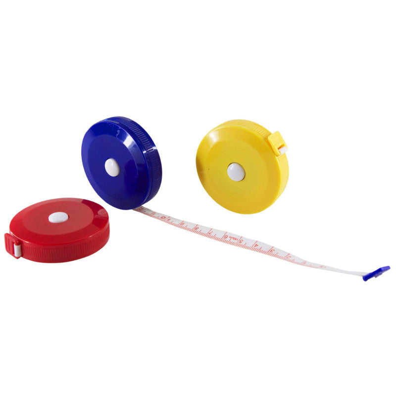 Cloth Tape Measure, 60", Assorted Colors, 1 Count