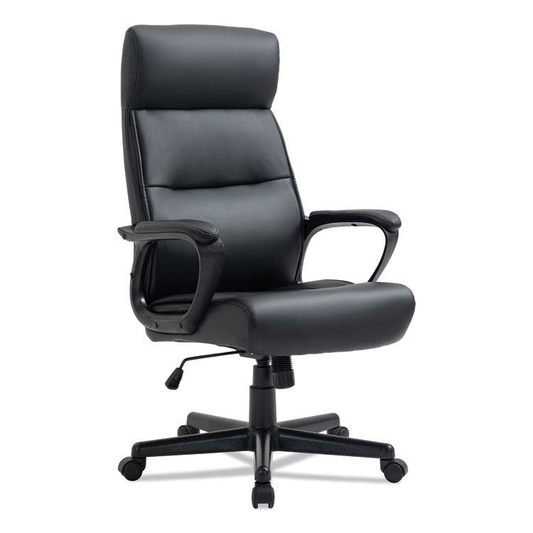 Alera - Alera Oxnam Series High-Back Task Chair, Supports Up to 275 lbs, 17.56" to 21.38" Seat Height, Black Seat/Back, Black Base