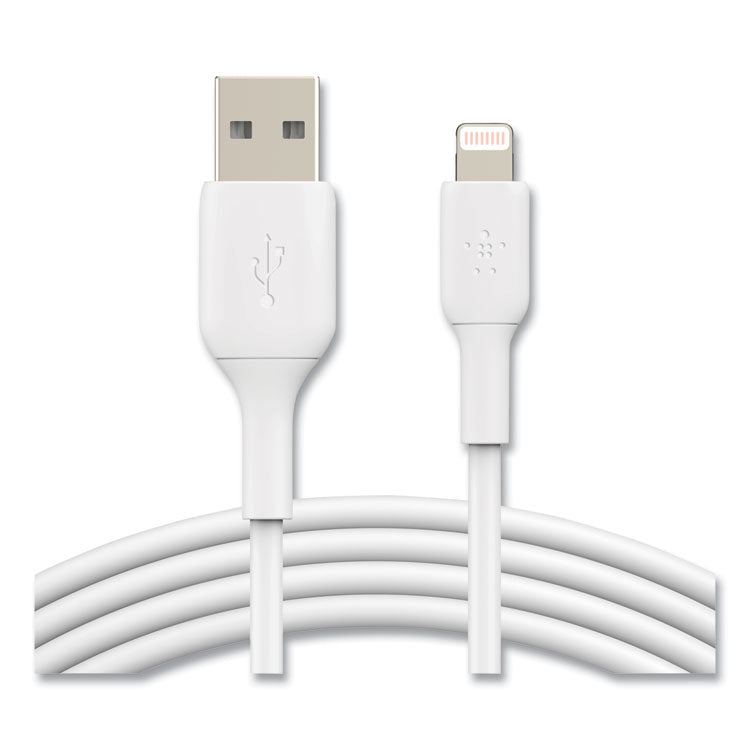 Belkin - BOOST CHARGE Apple Lightning to USB-A ChargeSync Cable, 9.8 ft, White