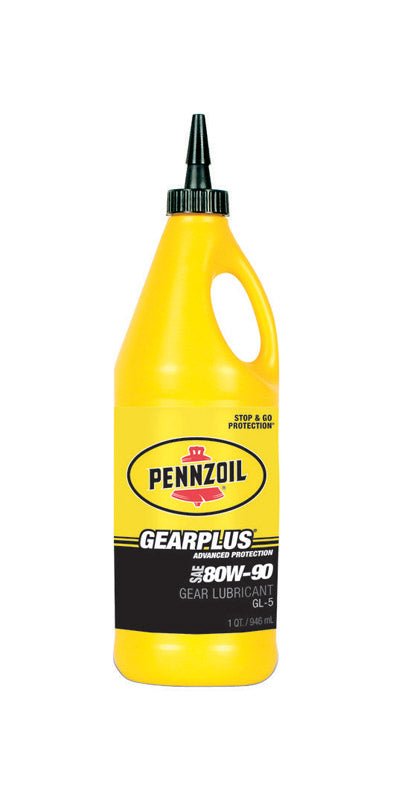 PENNZOIL - Pennzoil Gear Plus 80W90 Multipurpose Automotive Gear Oil 1 qt - Case of 12