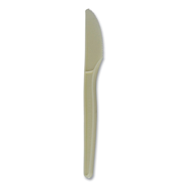 WNA - EcoSense Renewable Plant Starch Cutlery, Knife, 7", 50/Pack