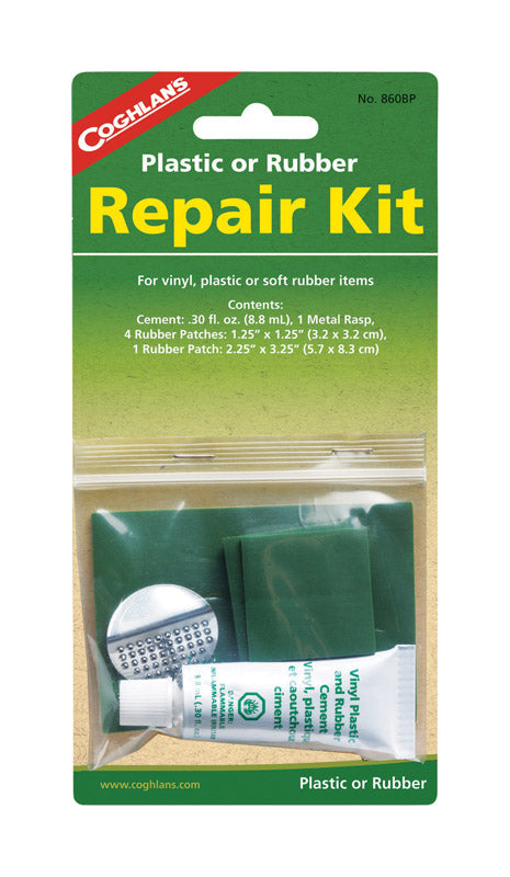 COGHLAN'S - Coghlan's Green Plastic or Rubber Repair Kit 7.500 in. H X 3.750 in. W X 1.250 in. L 1 pk