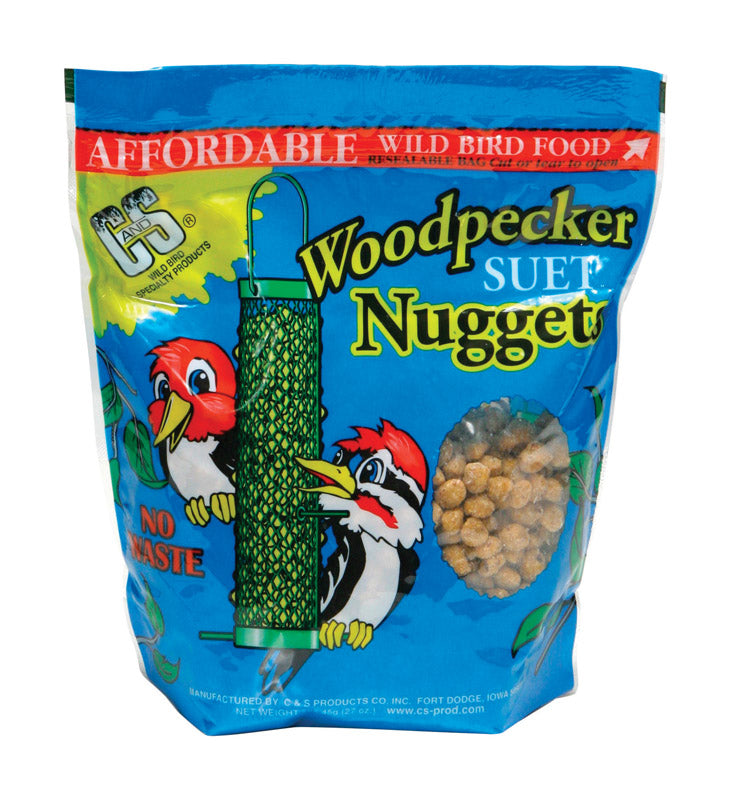 C&S - C&S Woodpecker Corn Suet Nuggets 27 oz - Case of 6