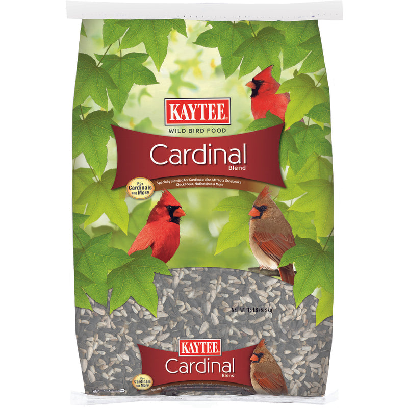 KAYTEE - Kaytee Cardinal Black Oil Sunflower Seed Wild Bird Food 15 lb