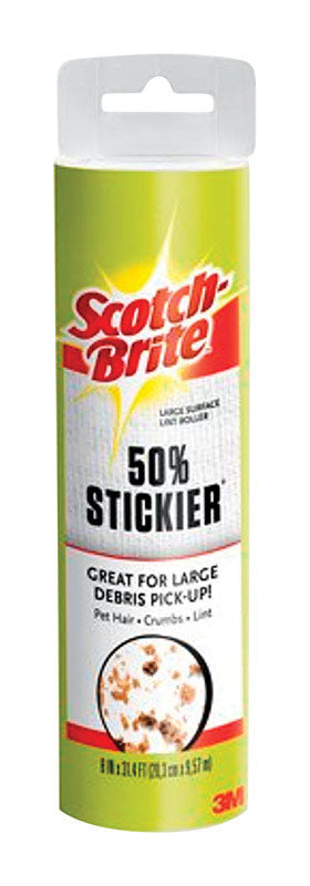 SCOTCH-BRITE - Scotch-Brite Plastic Lint Roller Refill 8 in. W