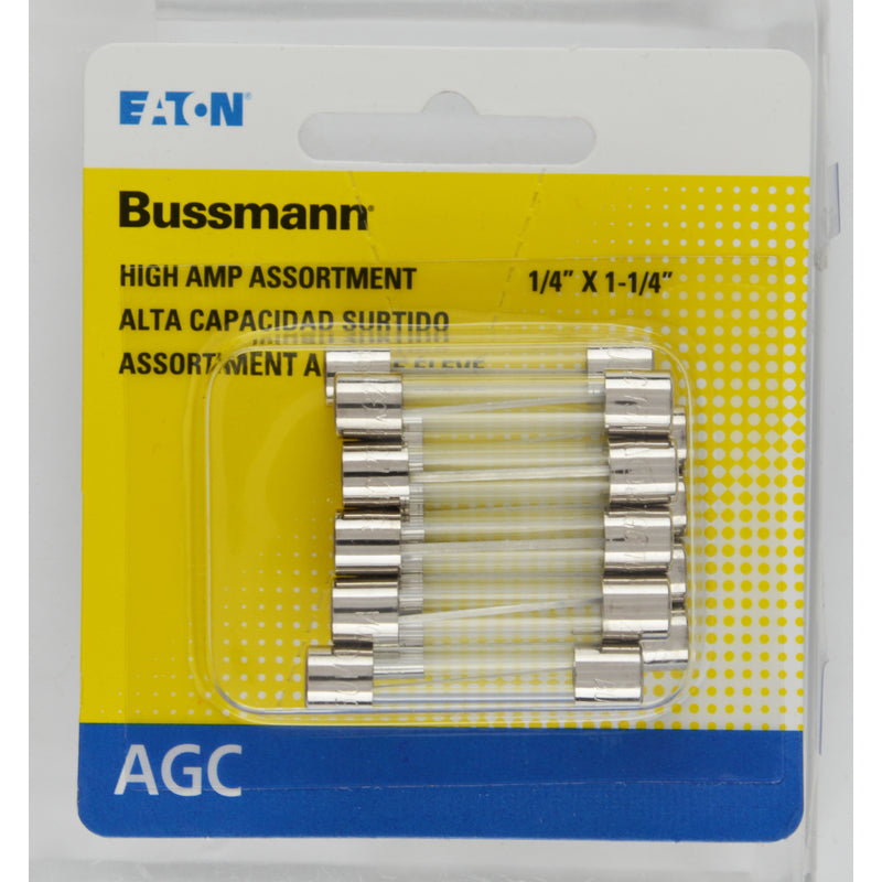 BUSS - Bussmann 30 amps AGC Clear Fuse Assortment 10 pk - Case of 5