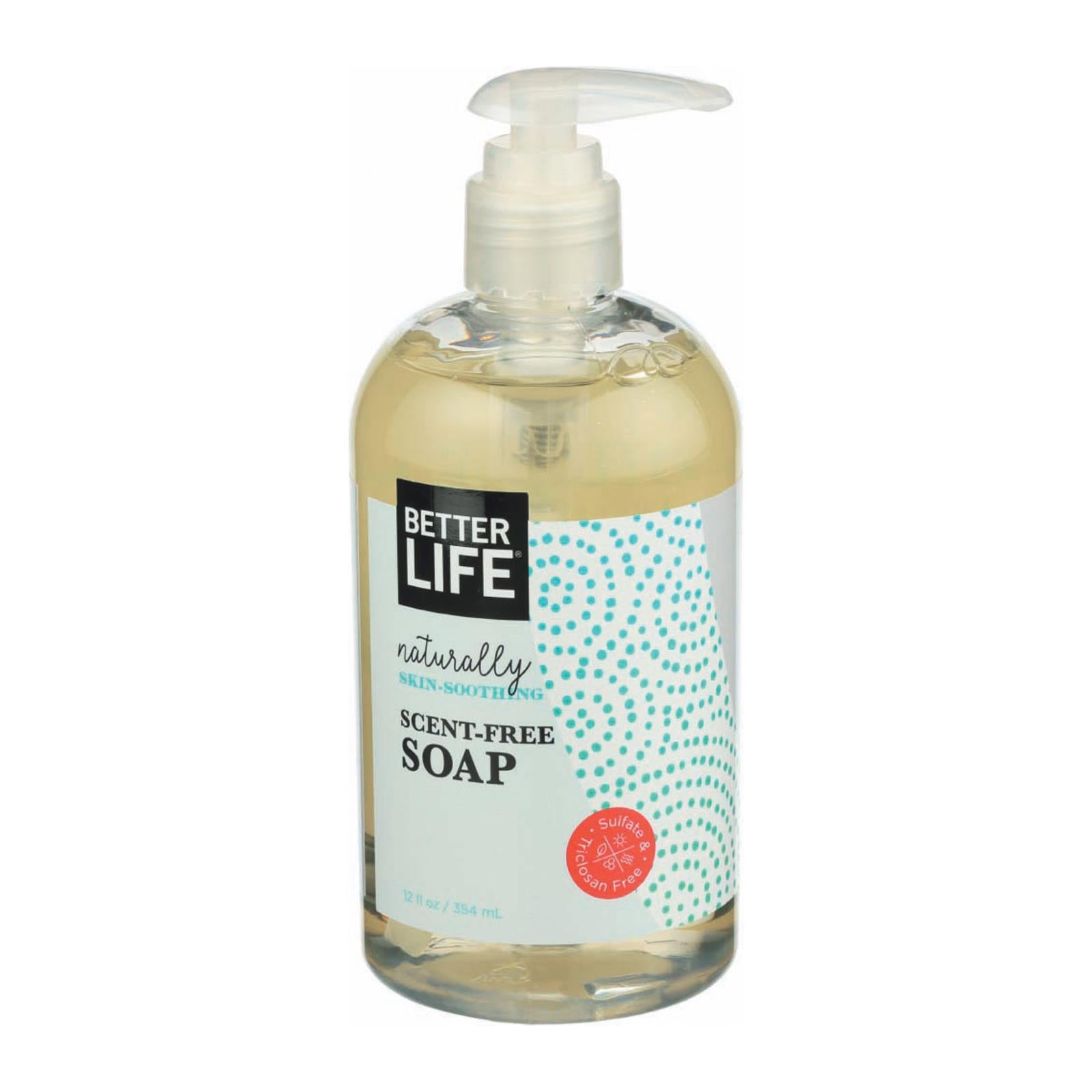 Better Life Hand And Body Soap - Unscented - 12 Fl Oz.