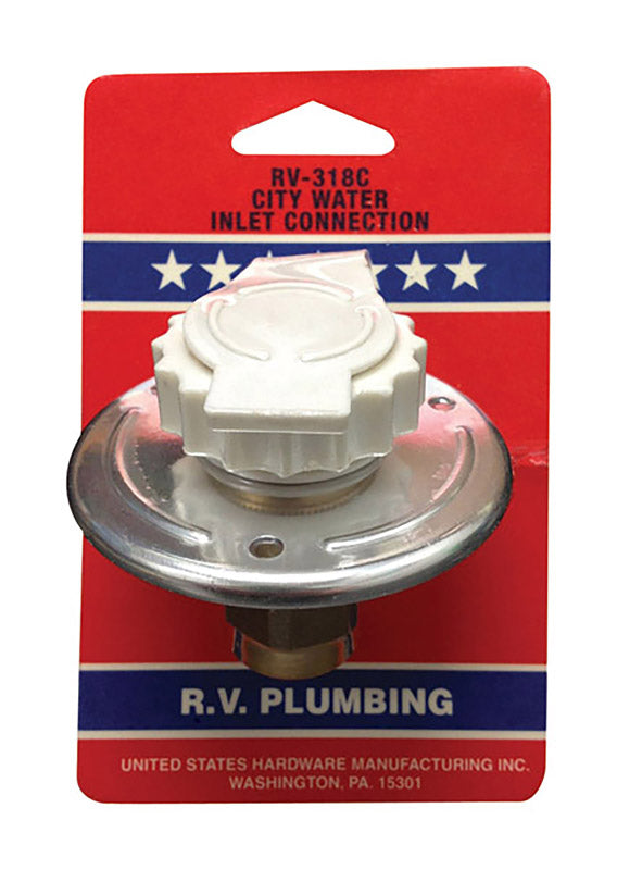 US HARDWARE - US Hardware City Water Inlet Connection 1 pk
