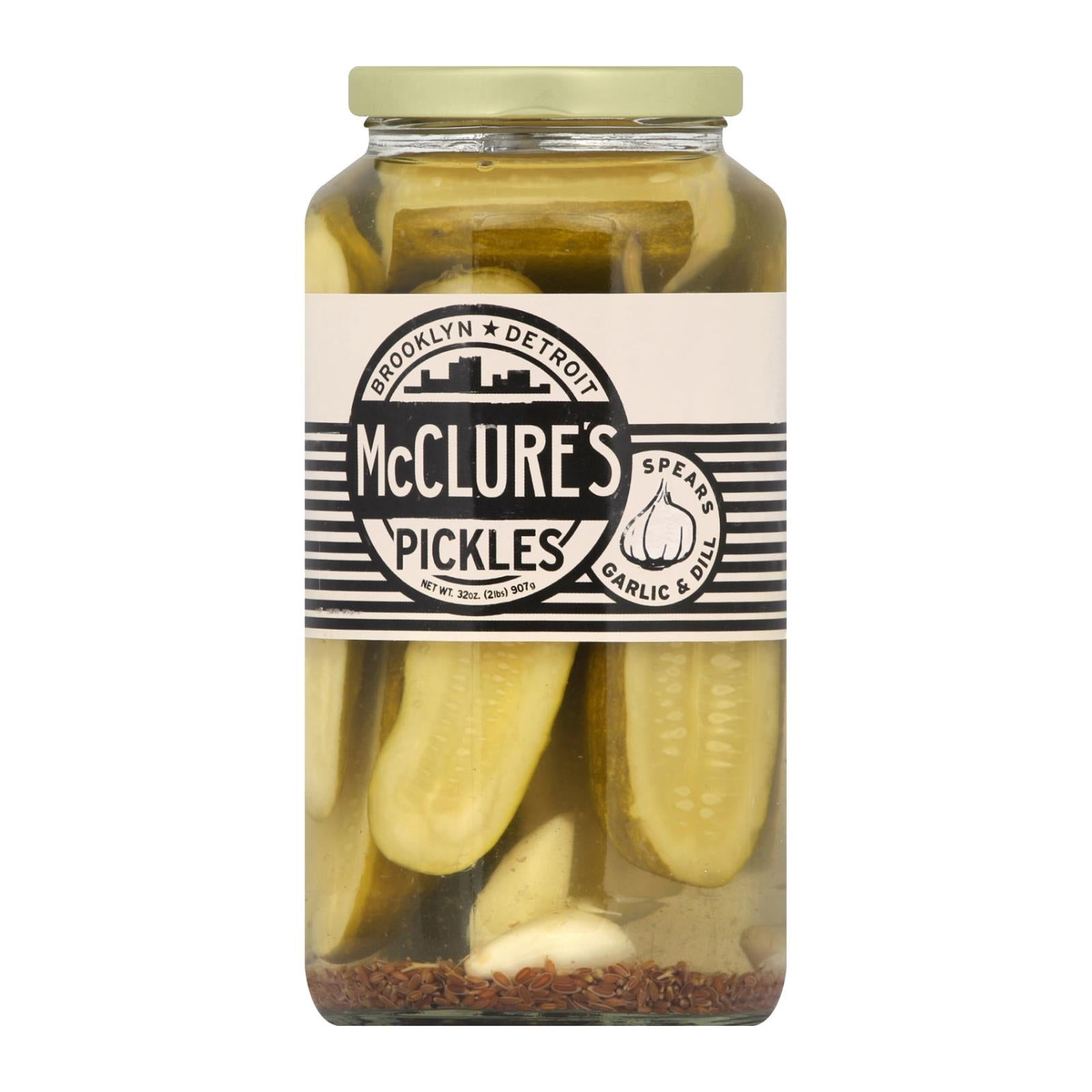 Mcclure's Pickles Garlic Dill Pickles - Case Of 6 - 32 Oz.