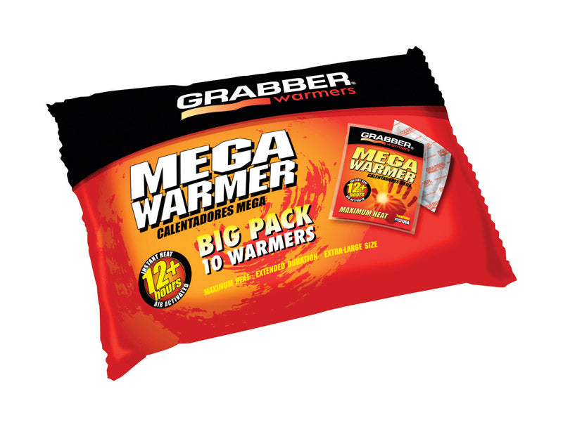 GRABBER WARMERS - Grabber Warmers Mega Hand Warmer 10 pk