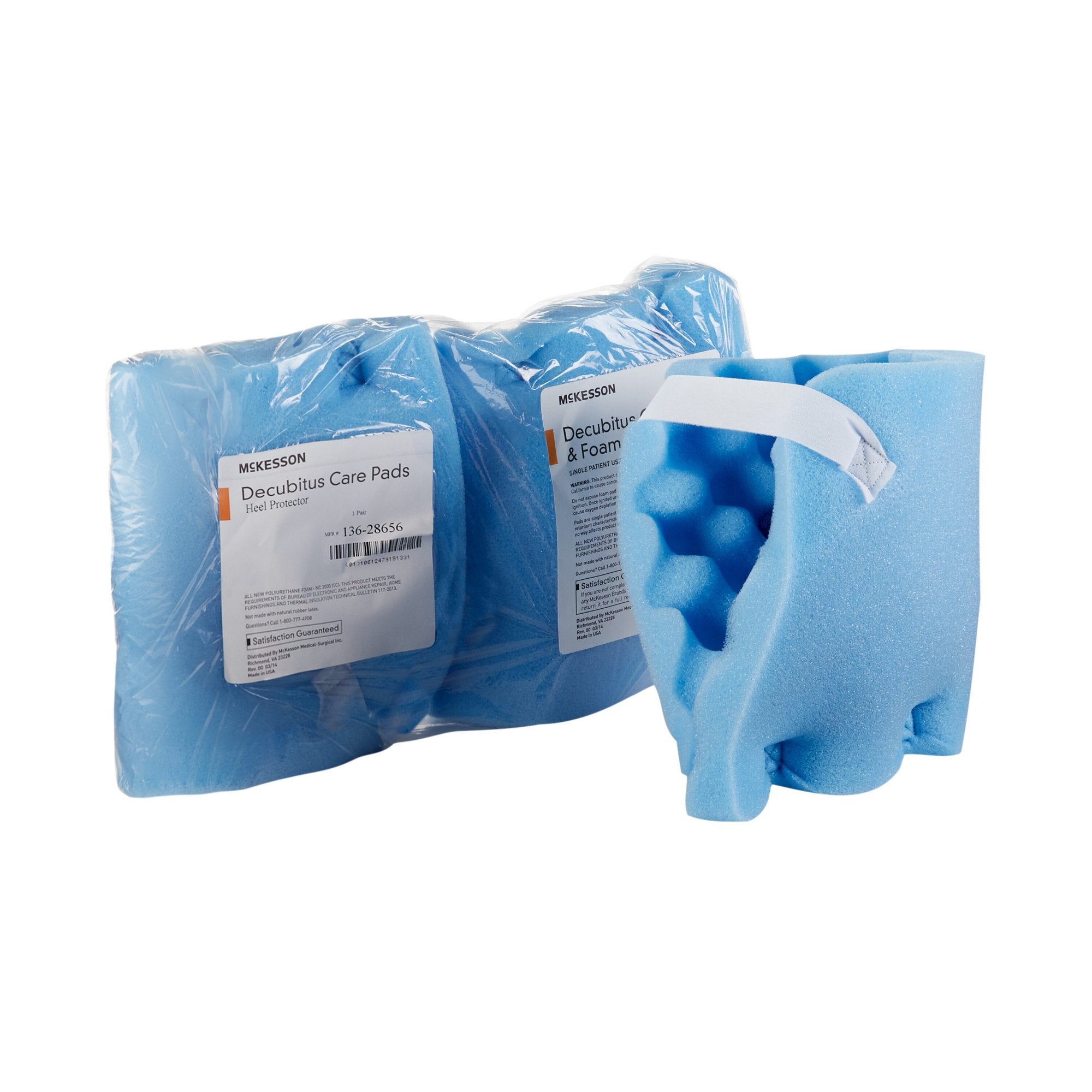 McKesson Brand - Heel Protection Pad McKesson One Size Fits Most Blue [1/PR]