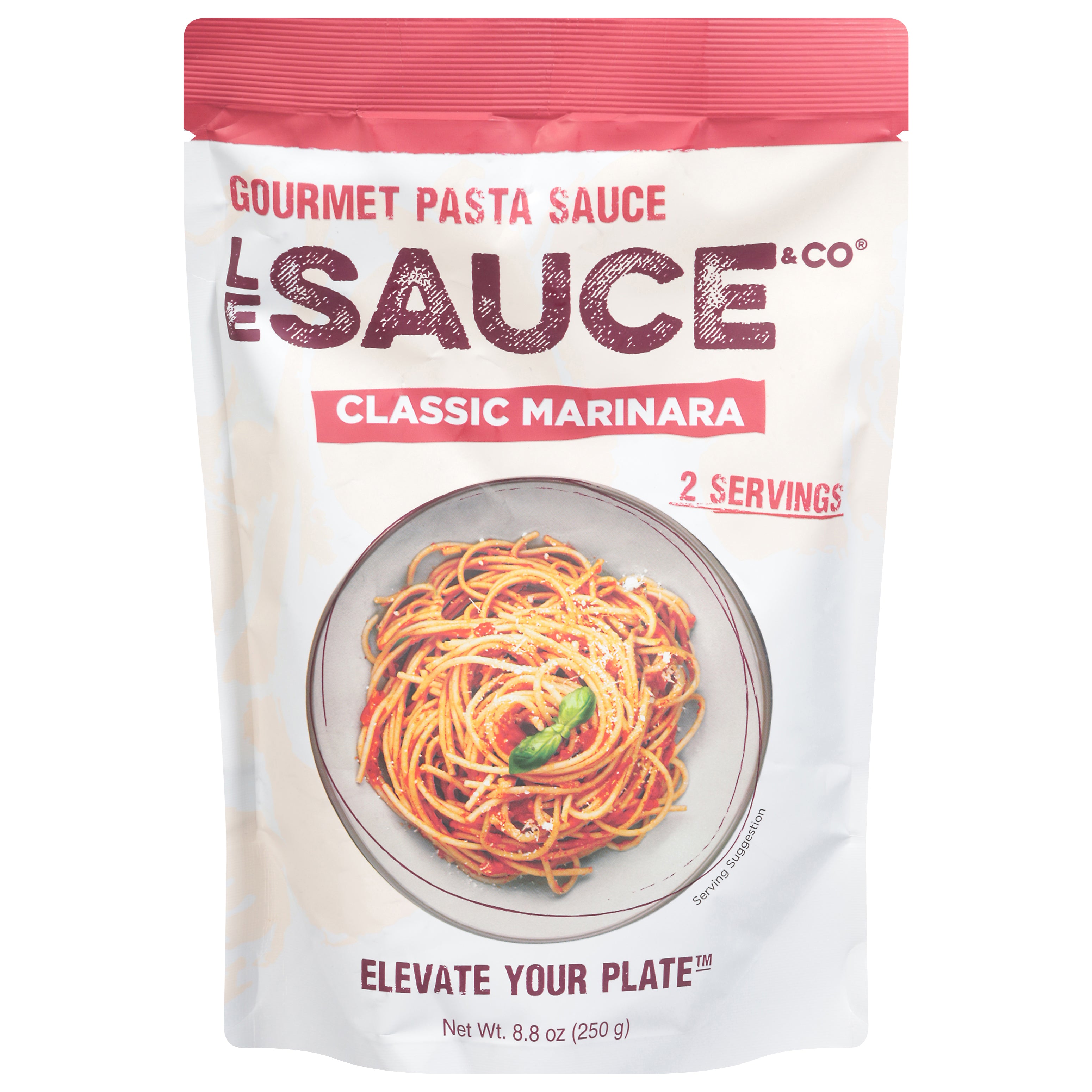 Le Sauce & Co Gourmet Classic Marinara Pasta Sauce 8.8 oz - Case of 6