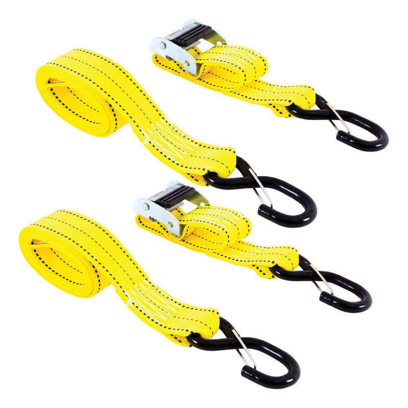 KEEPER - Keeper 2 in. W X 8 ft. L Yellow Tie Down Strap 800 lb 1 pk