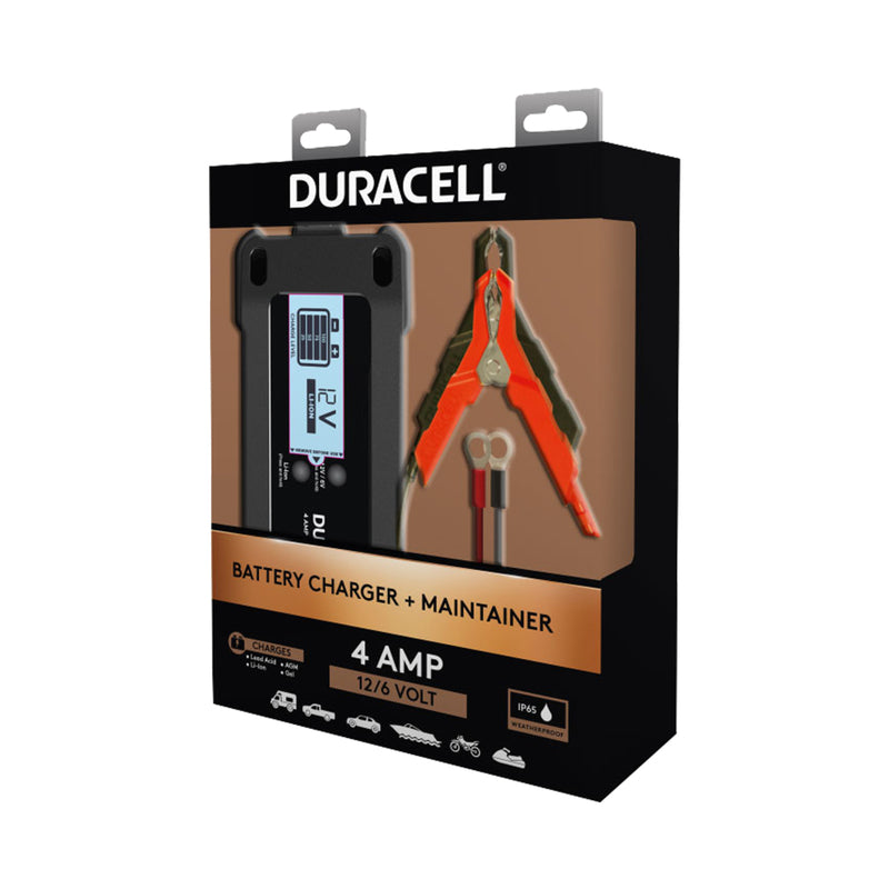 DURACELL - Duracell Automatic 12 V 4 amps Battery Charger/Maintainer