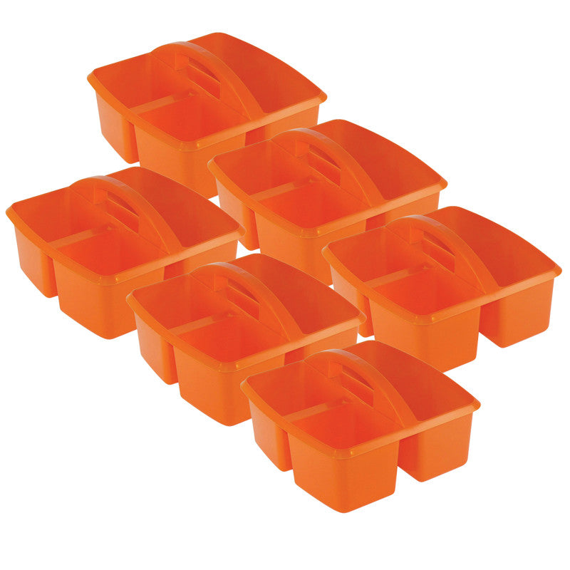 ROMANOFF - Small Utility Caddy, Orange, Pack of 6