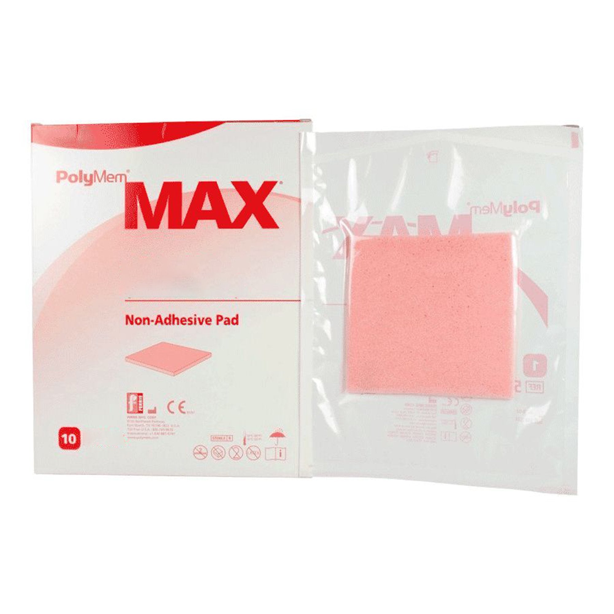 Ferris Manufacturing - Foam Dressing PolyMem® Max® 3 X 3 Inch Without Border Film Backing Nonadhesive Square Sterile [1/EA]
